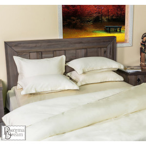 Комплект спално бельо ПАМУЧЕН сатен Екрю